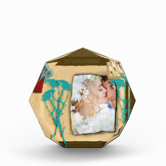 Personalized Vintage Photo Collage Acrylic Award