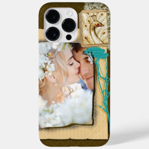 Personalized Vintage Photo Collage Case_Mate iPhone 14 Pro Max Case