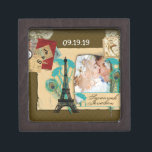 Personalized Vintage Photo Collage Gift Box<br><div class="desc">Personalized Vintage Photo Collage</div>