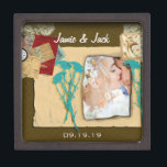 Personalized Vintage Photo Collage Jewelry Box<br><div class="desc">Personalized Vintage Photo Collage</div>
