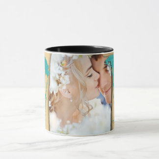 Personalized Vintage Photo Collage Mug