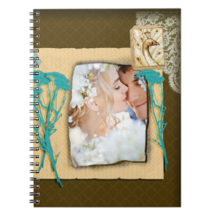 Personalized Vintage Photo Collage Notebook