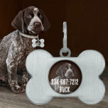 Personalized Vintage Photo Collage Pet Tag<br><div class="desc">Personalized Vintage Photo Collage</div>