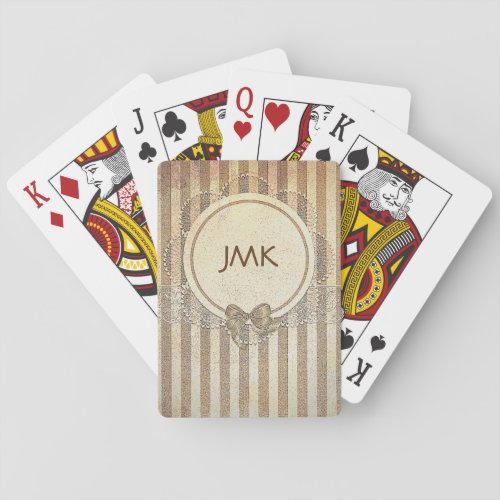 Personalized Vintage Playing Cards