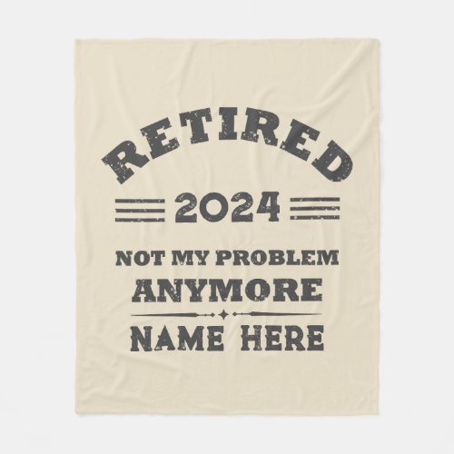 Personalized vintage retirement 