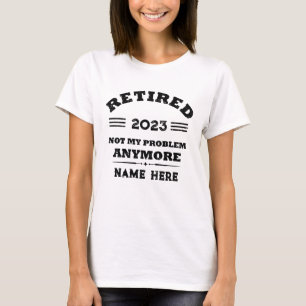Personalized vintage retirement T-Shirt