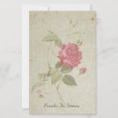 Vintage Rose Journal Paper