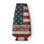 Personalized Vintage Rustic American Flag