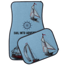 Personalized Vintage Sail Into Adventure Nautical