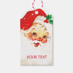 Santa Claus Gift Tags & Gift Enclosures | Zazzle