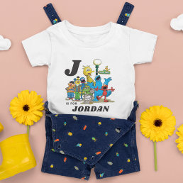 Personalized Vintage Sesame Street Pals Baby T-Shirt
