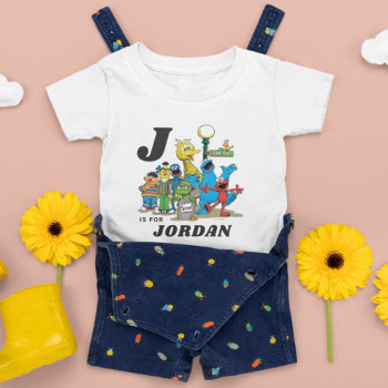 Personalized Vintage Sesame Street Pals Baby T-shirt by SesameStreet at Zazzle