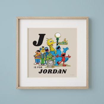 Personalized Vintage Sesame Street Pals Poster by SesameStreet at Zazzle