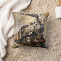 Personalized Vintage Steam Train Retro Travel