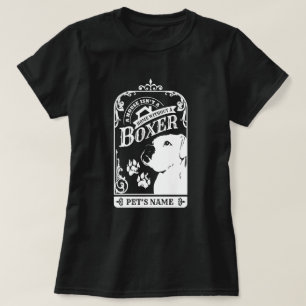 Personalized Vintage Style Boxer T-Shirt