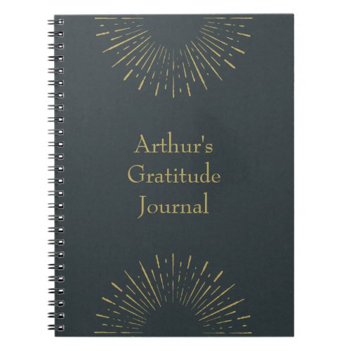Personalized Vintage Style Gratitude Journal