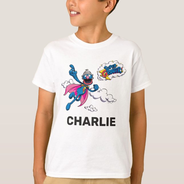 Personalized Vintage Super Grover T-Shirt (Front)