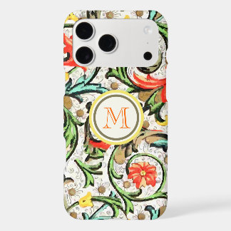 Personalized Vintage Swirly Damask iphone 17 Pro Max Case