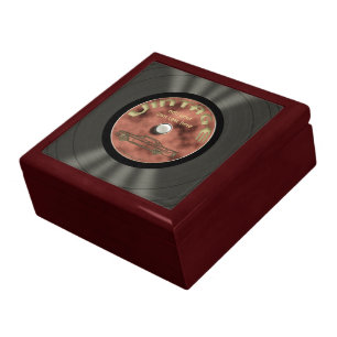 Personalized Vintage Vinyl Record Gift Box