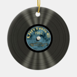 Personalized Vintage Vinyl Record Ornament