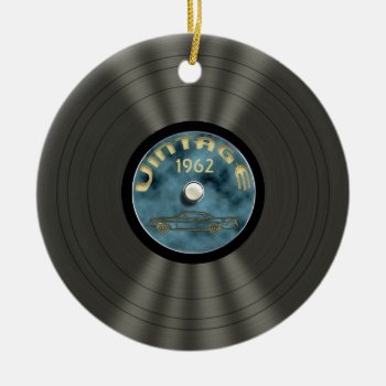 Personalized Vintage Vinyl Record Ornament by Specialeetees at Zazzle