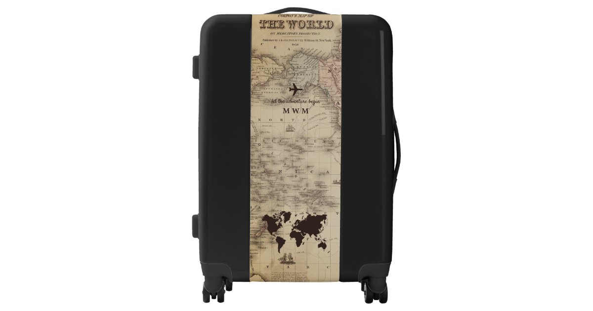 Personalized Vintage World Map Luggage R4ad3871952d64b289f65e999cc4082c3 6qgr9 630 ?rlvnet=1&view Padding=[285%2C0%2C285%2C0]