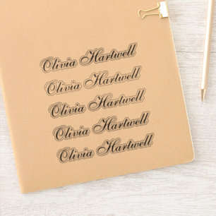 Personalized Vinyl Decal Custom Name Sticker