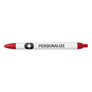 Personalized vinyl music record logo writing pens