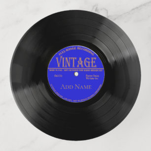 Personalized Vinyl Record Design Trinket Tray