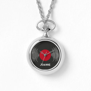 Personalized Vinyl Record Watch