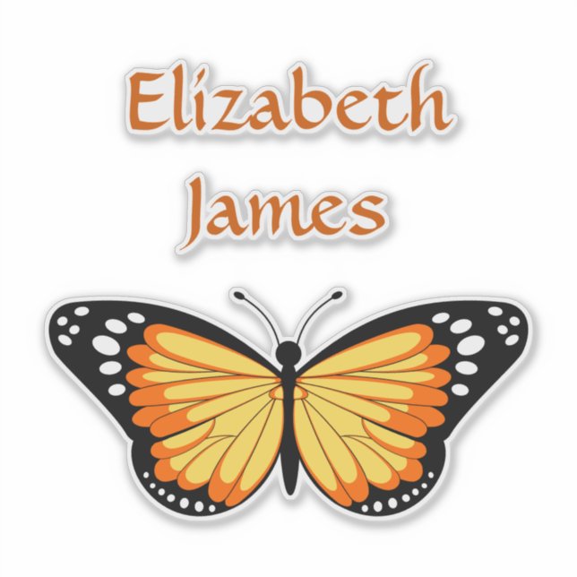 Personalized Vinyl Sticker Label (Front)