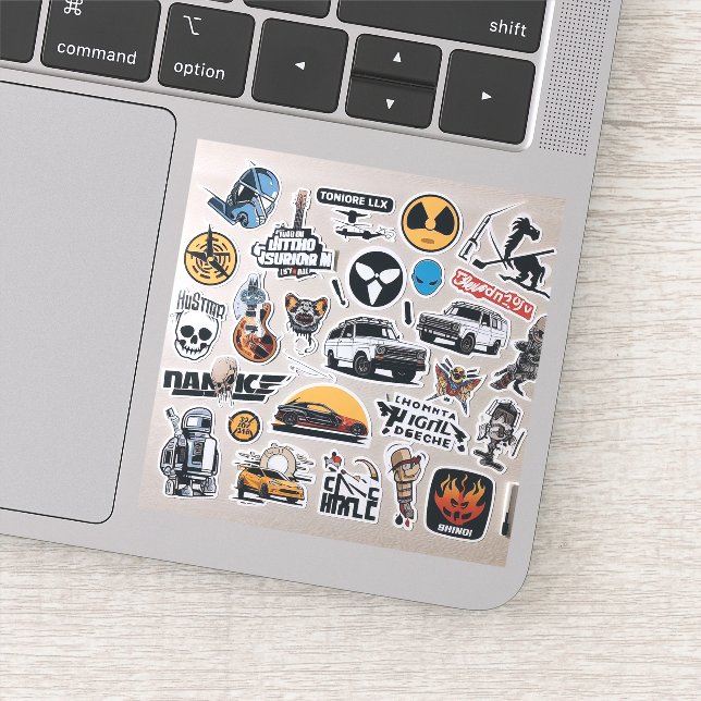 personalized vinyl stickers, printable vinyl stick sticker (Detail)