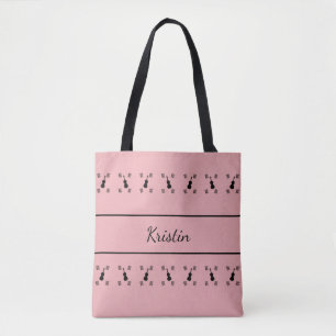 Personalized Viola Alto Clef Music Tote Bag