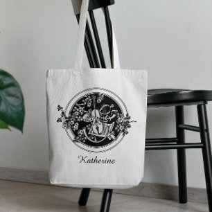 Personalized violin tote bag