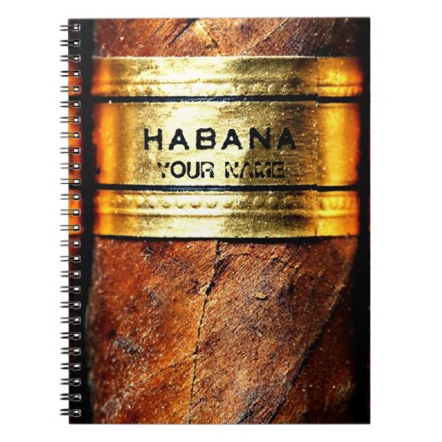 Personalized Vip Cuban Cigars Habana Notebook