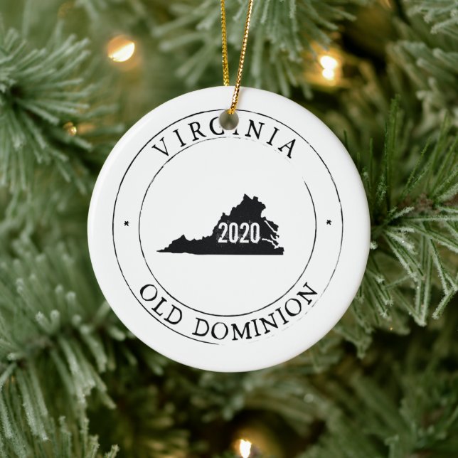 Personalized Virginia Ornament (Tree)