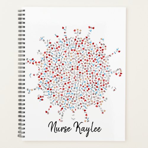 Personalized Virus Germs Art Graphic Design Planner