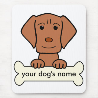 Personalized Vizsla Mouse Pad