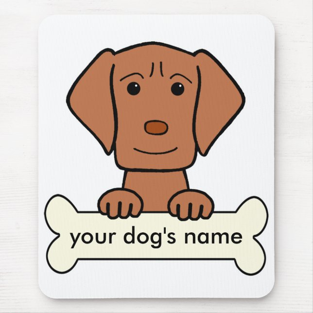 Personalized Vizsla Mouse Pad (Front)