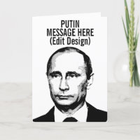 PERSONALIZED VLADIMIR PUTIN