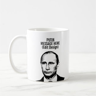 PERSONALIZED VLADIMIR PUTIN COFFEE MUG