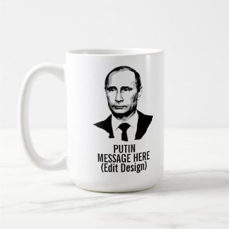 PERSONALIZED VLADIMIR PUTIN COFFEE MUG