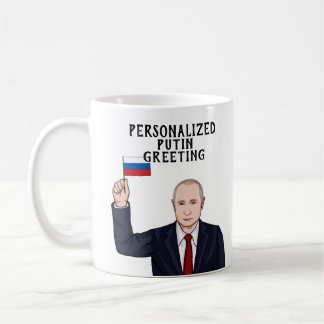 PERSONALIZED VLADIMIR PUTIN COFFEE MUG