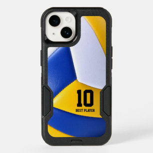 Personalized Volleyball Best Player   Sport Gifts OtterBox iPhone 14 Case