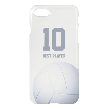 Personalized Volleyball Best Player | Sport Gifts Iphone Se/8/7 Case by BestCases4u at Zazzle