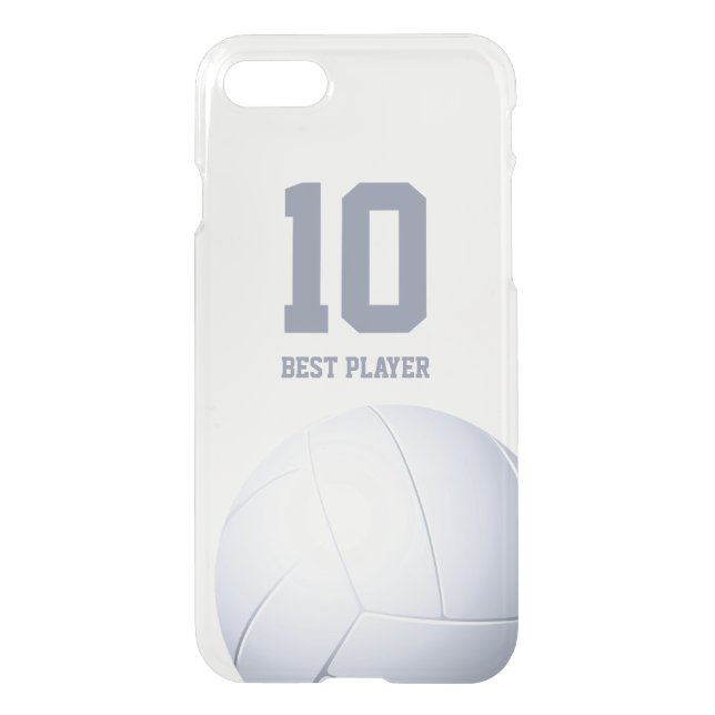 Personalized Volleyball Best Player | Sport Gifts Uncommon iPhone Case (Back)