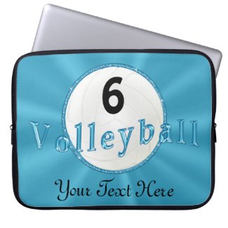 Personalized Volleyball Cases for Laptop Computers Laptop Sleeves