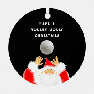 Personalized Volleyball Collectible Metal Ornament