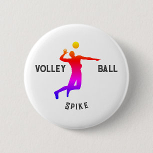 Personalized Volleyball Giveaway For Boys & Girls Button