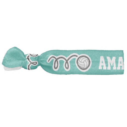 Personalized volleyball hair ties for girls team Zazzle